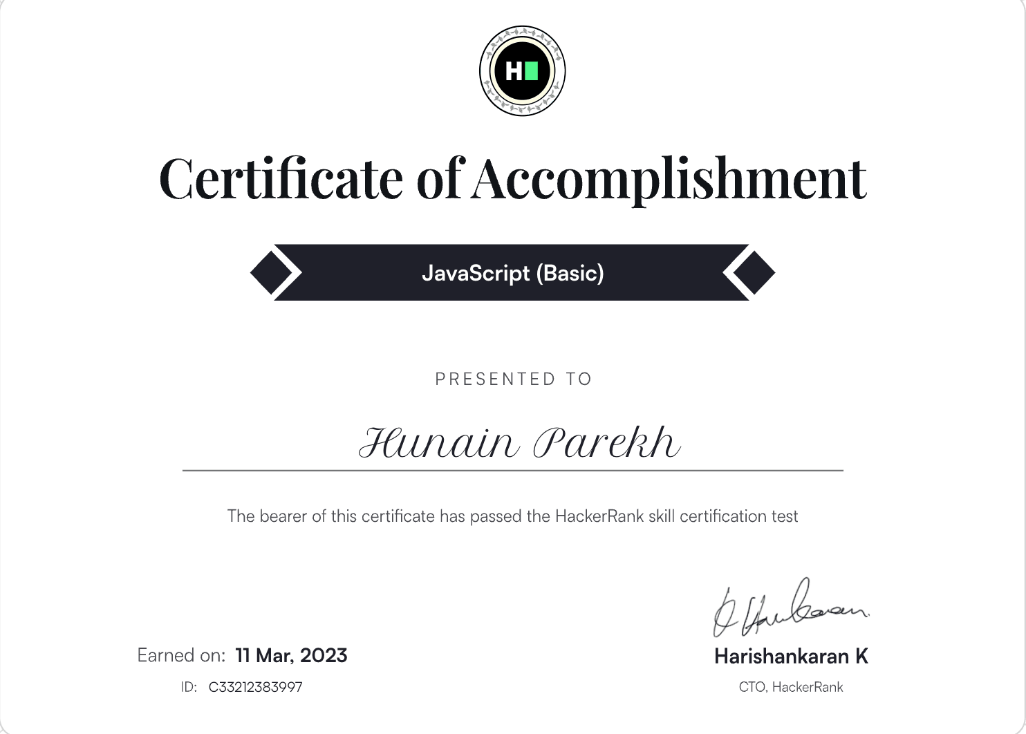 Javascript Basics - HackerRank